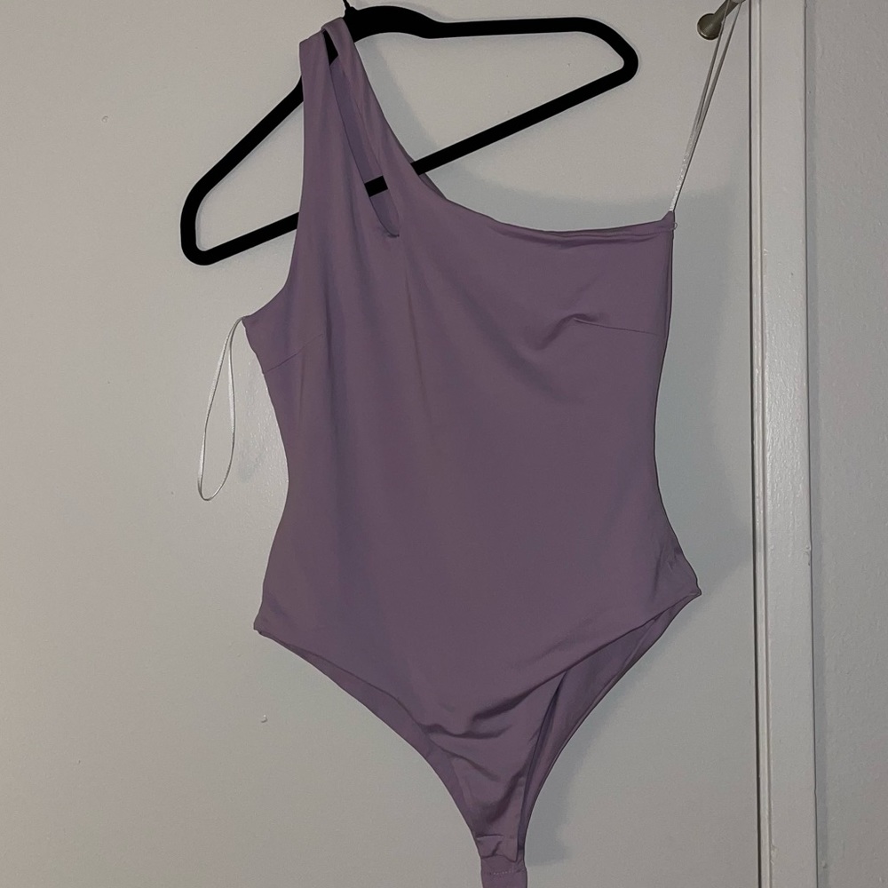Purple Princess Polly One Shoulder Bodysuit